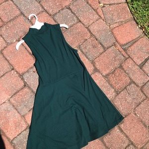Emerald Green A line dress